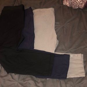 Lot of 3 size 14 women’s Tribal brand work slacks (black, navy, gray)